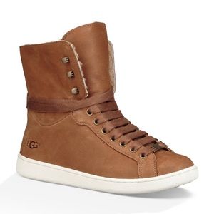 Ugg Starlyn Leather High Top Sneakers